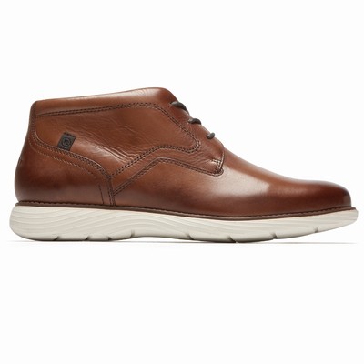 Botas Chukka Rockport Garett Homem Marrom PT-14875